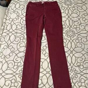 Men’s Burgundy Chino Pant